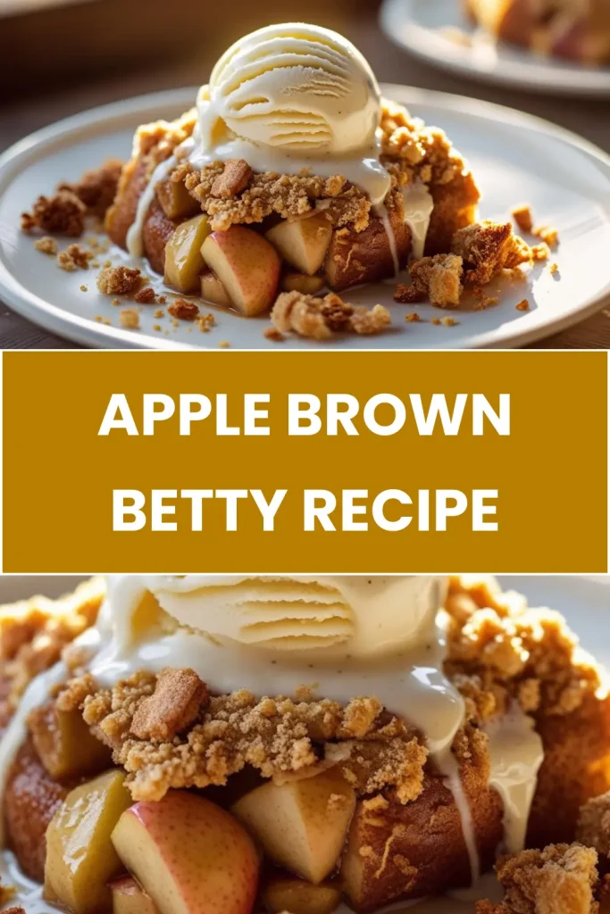 Apple Brown Betty Recipe 3 Apple Brown Betty Recipe