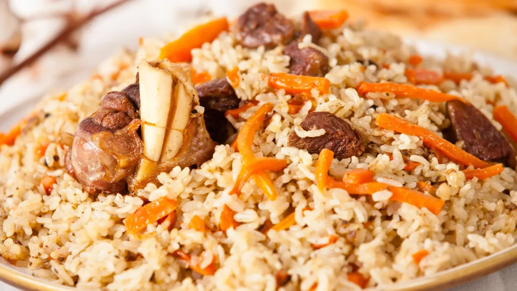 Beef Plov (Beef Rice Pilaf) Recipe 1 Beef Plov (Beef Rice Pilaf) Recipe