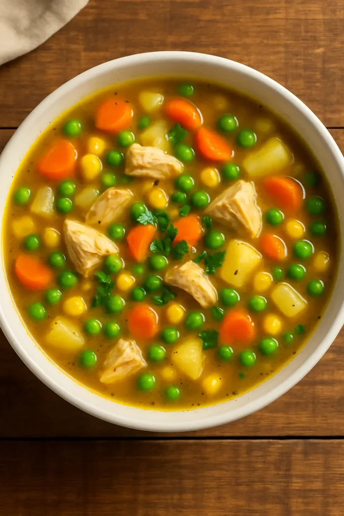 Chicken Vegetable Soup Recipe 1 Chicken Vegetable Soup
