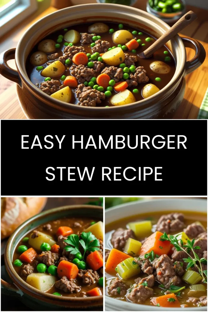 Easy Hamburger Stew Recipe 3 Easy Hamburger Stew Recipe