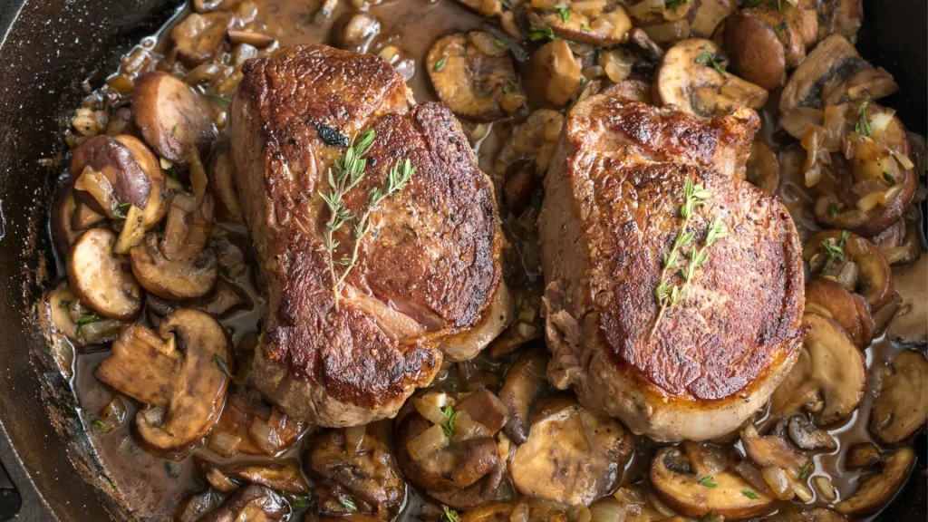 Filet Mignon in Mushroom Sauce Recipe 1 Filet Mignon in Mushroom Sauce