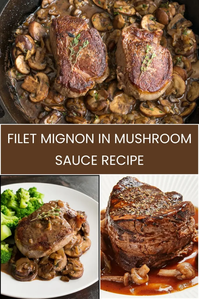 Filet Mignon in Mushroom Sauce Recipe 3 Filet Mignon in Mushroom Sauce Recipe