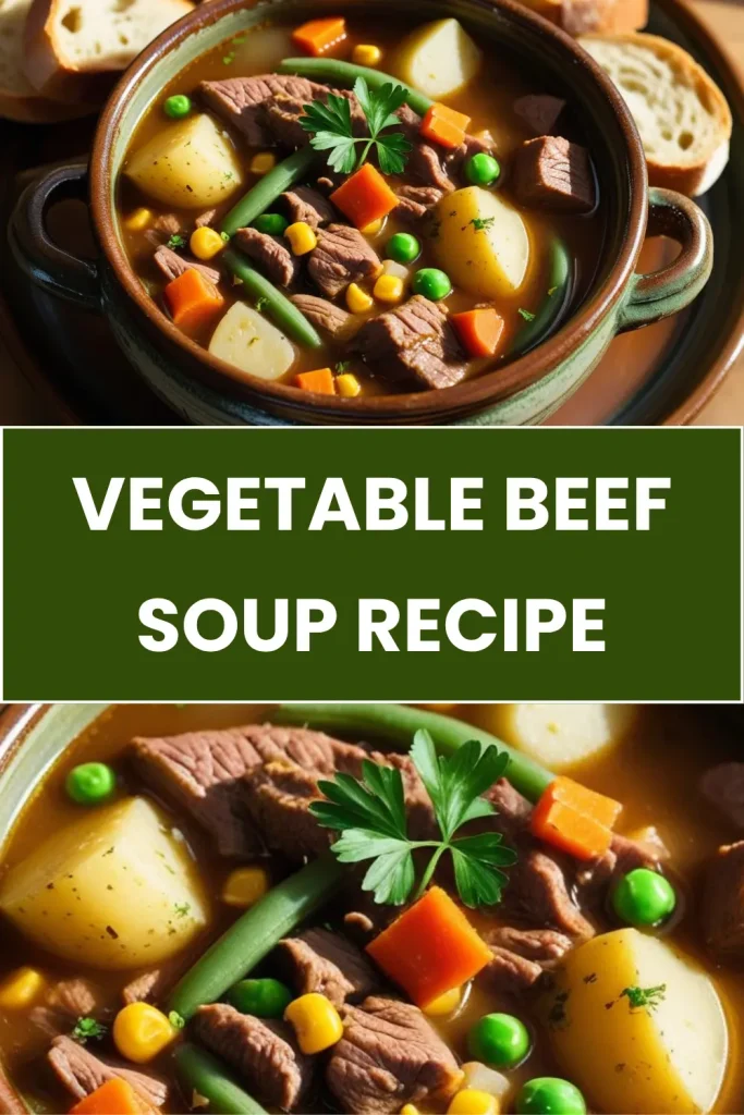 Vegetable Beef Soup Recipe 3 Vegetable Beef Soup Recipe