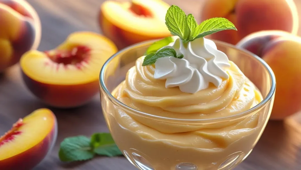 Peach Mousse Recipe 1 Peach Mousse