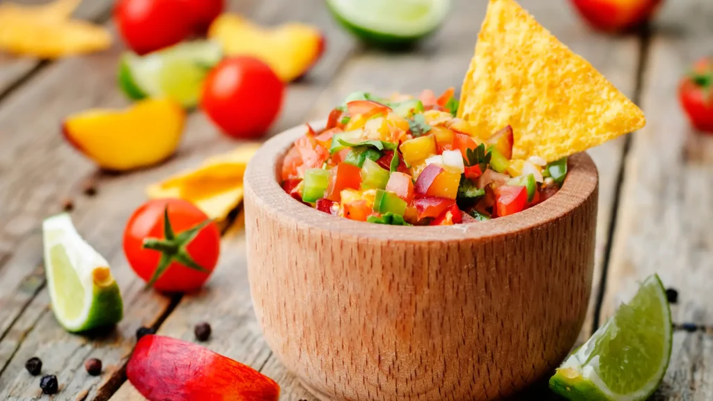 Fresh Peach Salsa Recipe 1 Fresh Peach Salsa
