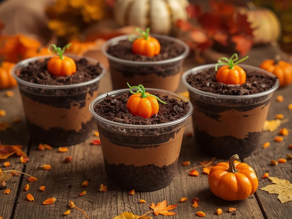 Pumpkin Patch Dirt Cups – The Best Fall Treat Kids and Adults Will Love 1 Pumpkin Patch Dirt Cups