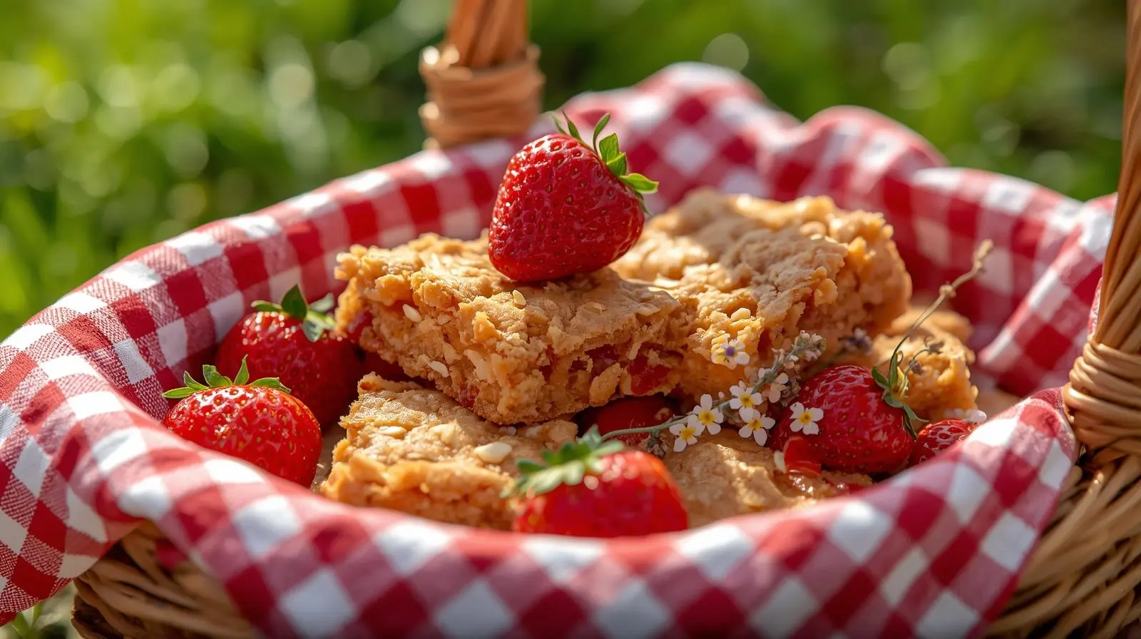 White Chocolate and Strawberry Blondies 1 White Chocolate and Strawberry Blondies