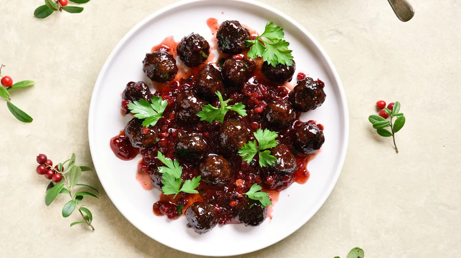 Christmas Cranberry Meatballs Recipe 1 Christmas Cranberry Meatballs